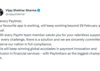 Paytm's founder and CEO, Vijay Shekhar Sharma, on Friday said that the app is working and will keep working beyond February 29 as usual.