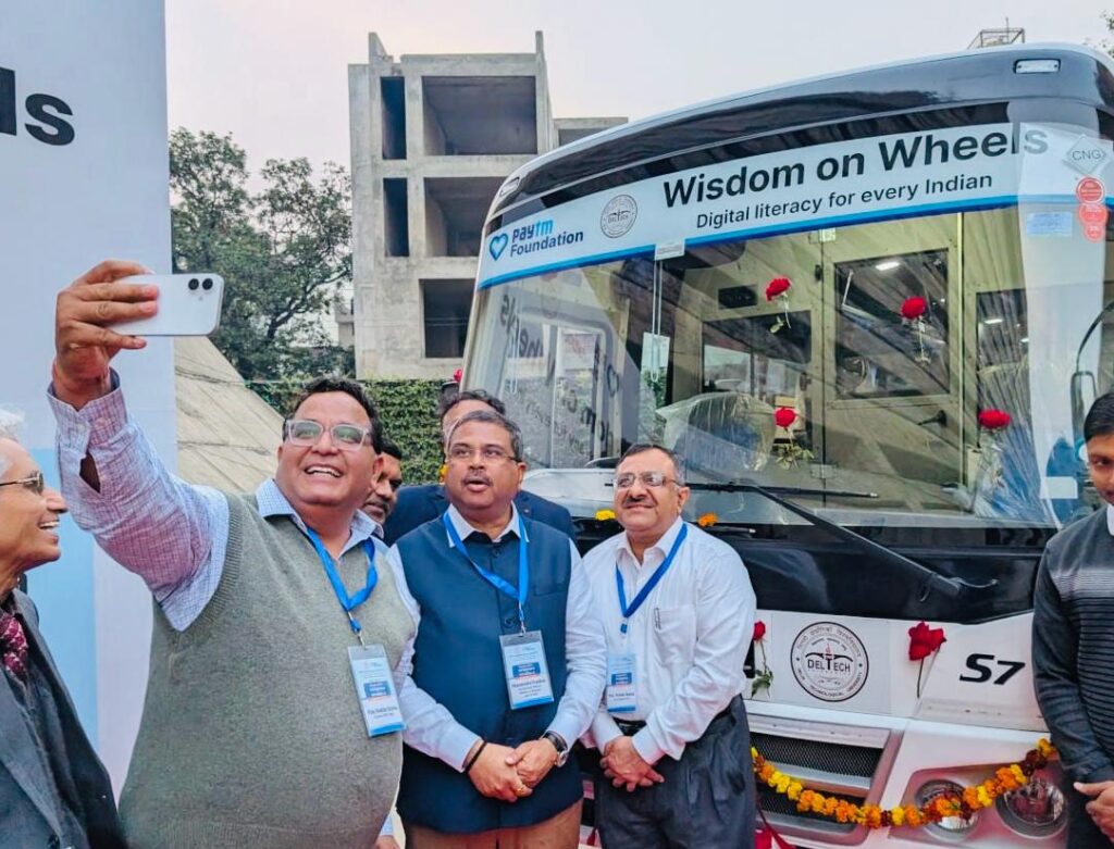 Paytm has designed Wisdom on Wheels bus to bring quality digital education to students who lack access to computers and technology.