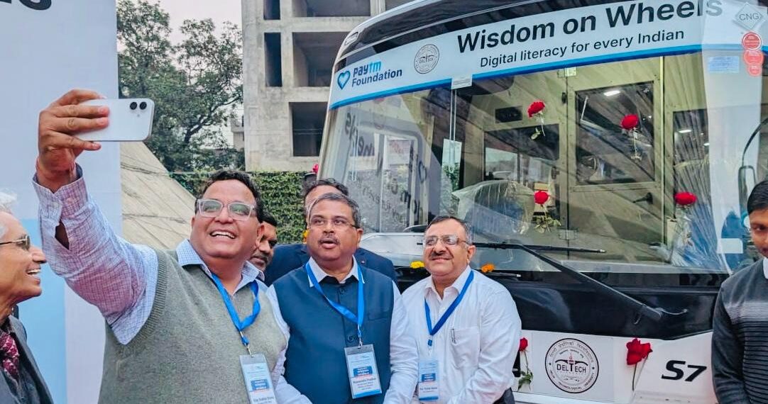 Paytm has designed Wisdom on Wheels bus to bring quality digital education to students who lack access to computers and technology.
